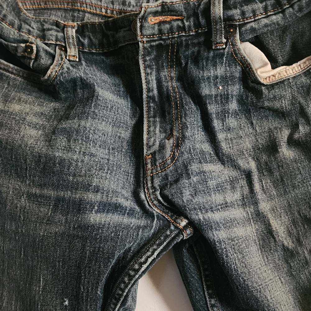 Signature by Levi Strauss Blue Denim Relaxed Jeans